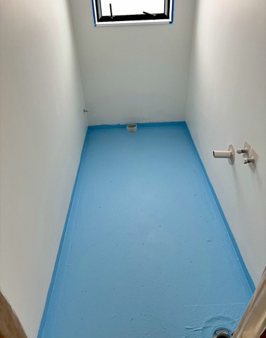 Indoor bathroom waterproofing membrane