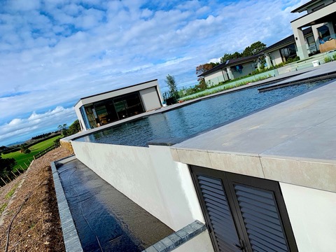 Pool surround and deck tiling